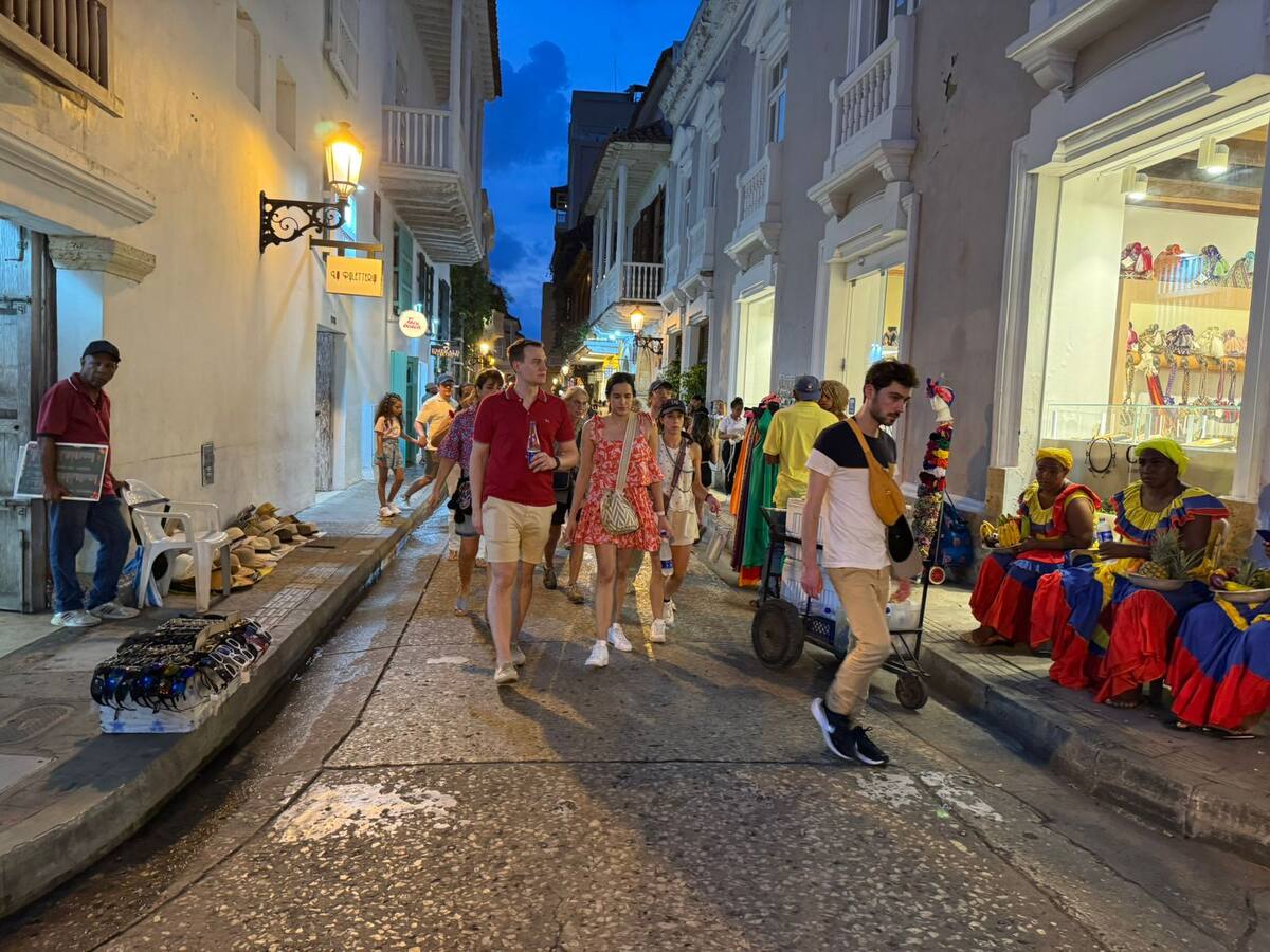 Piloto de movilidad peatonal en el Centro Histórico de Cartagena. // Cortesía.