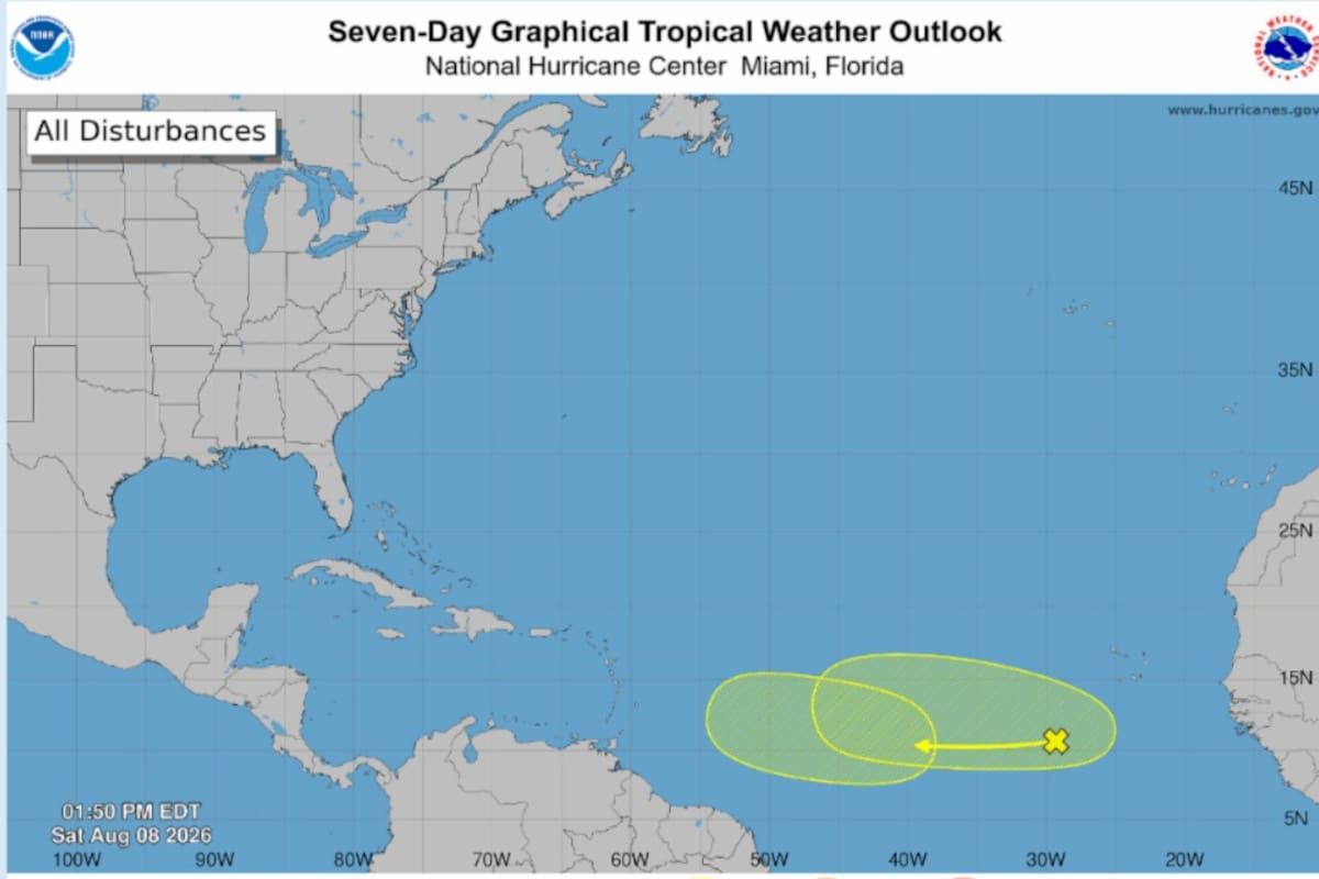 Nueva onda tropical pone en alerta al Atlántico: ¿podría convertirse en huracán?