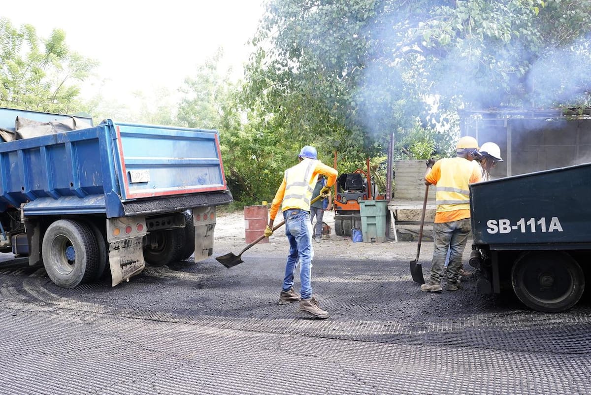 Obras de rehabilitación hacia el Cerro de La Popa. // Cortesía.
