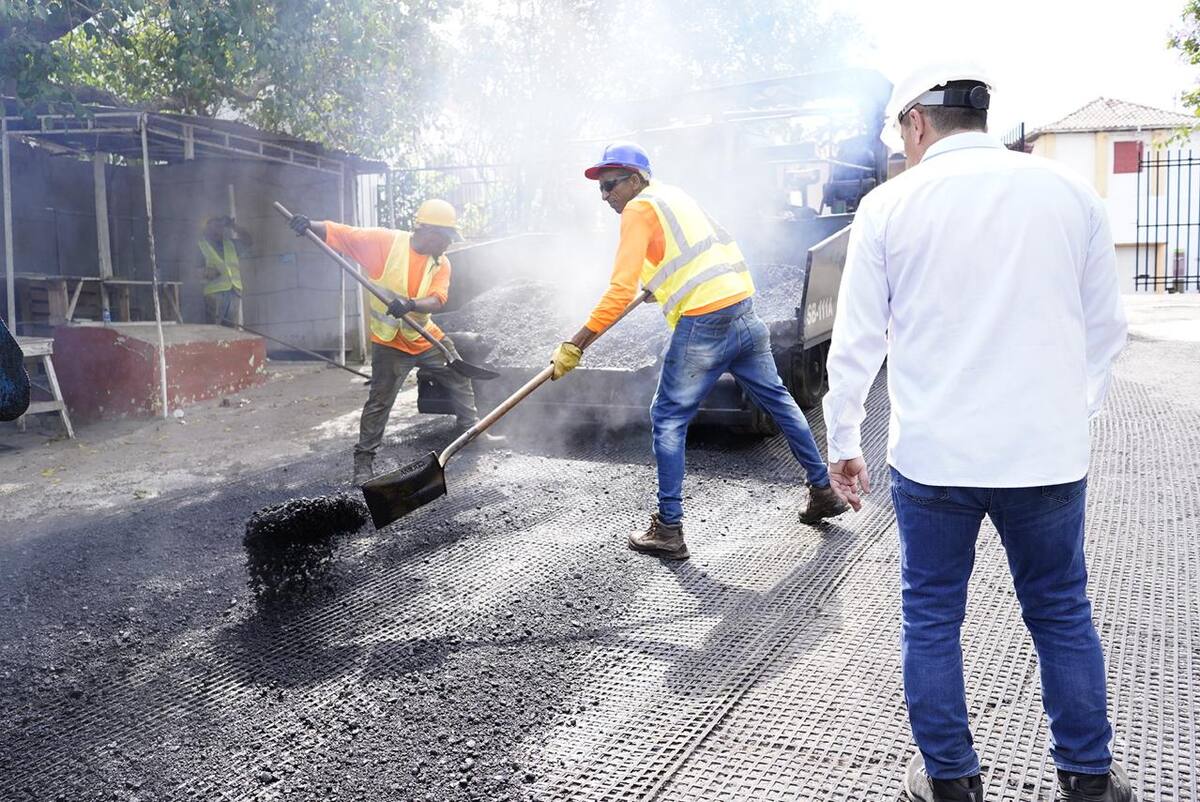 Obras de rehabilitación hacia el Cerro de La Popa. // Cortesía.