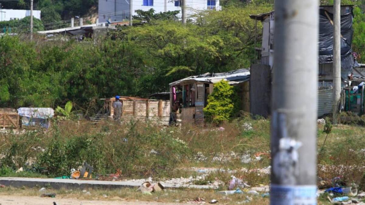 Así se veía antes el sector de Ligas Menores del Nuevo Chambacú. // Foto: Cortesía - Alcaldía de Cartagena.
