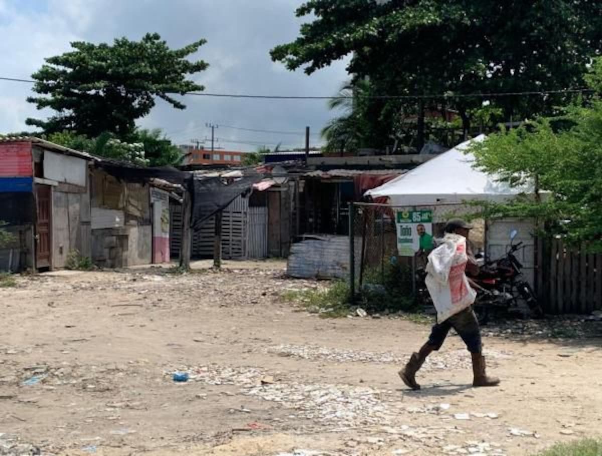 Así se veía antes el sector de Ligas Menores del Nuevo Chambacú. // Foto: Cortesía - Alcaldía de Cartagena.