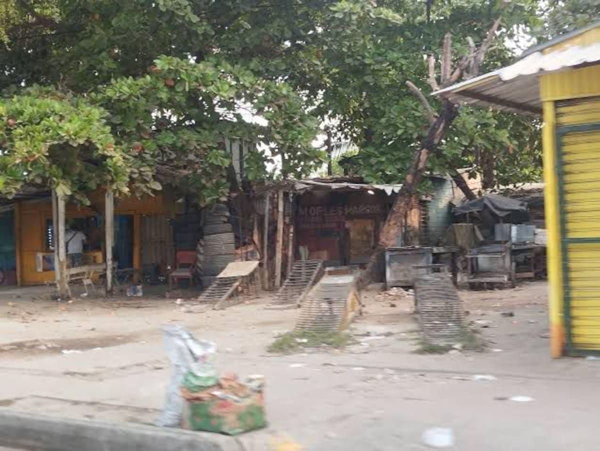Así se veía antes el sector de Ligas Menores del Nuevo Chambacú. // Foto: Cortesía - Alcaldía de Cartagena.