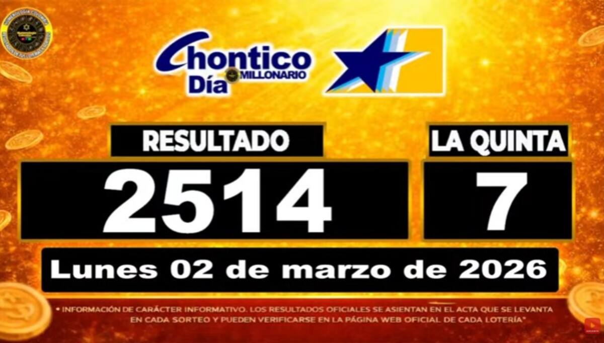 Chance Chontico Día del de marzo de 2026. // Foto: captura de pantalla