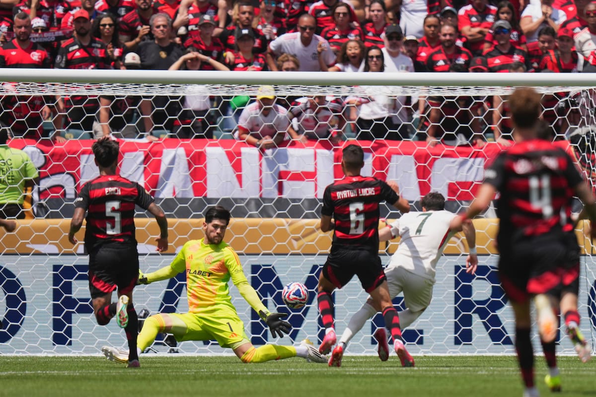 Pedro Neto abrió el marcador para Chelsea. //Foto, AP: Chris Szagola
