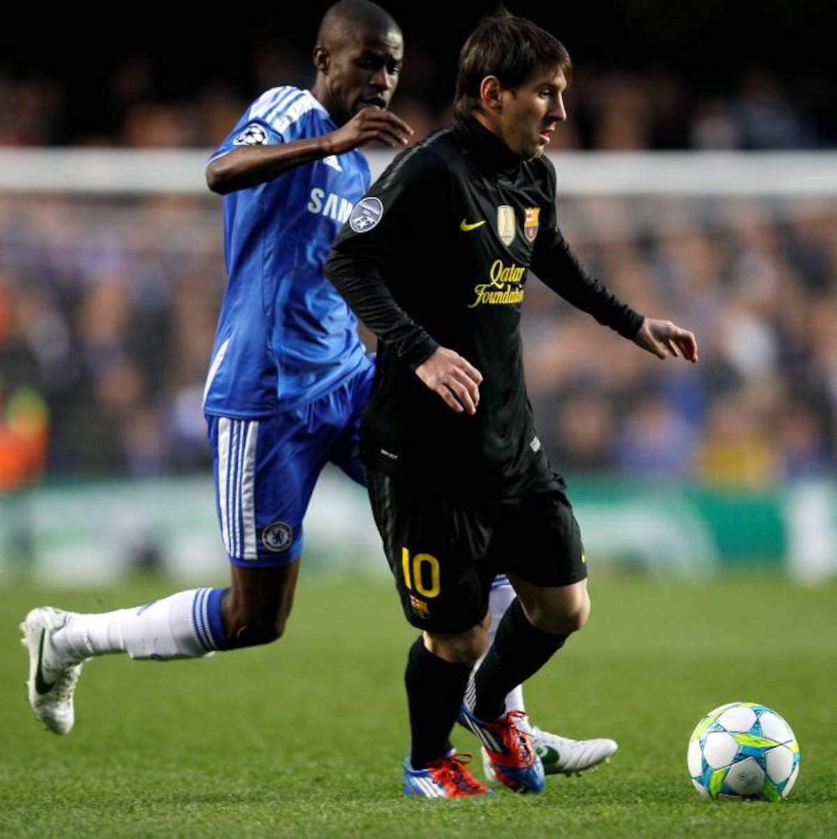 Chelsea 1-0 FC Barcelona AFP GLYN KIRK