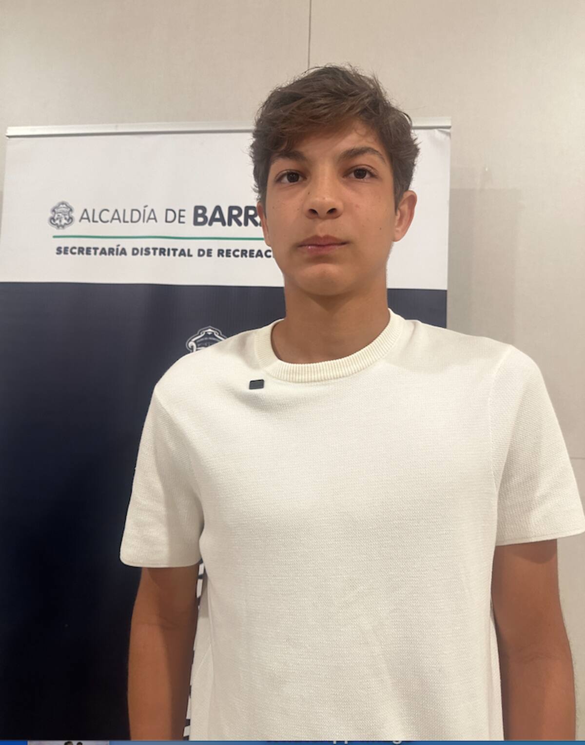 El barranquillero Chetan Vásquez Quintero, estará por Colombia en el Mundial de Tenis J300 que se disputa desde este lunes en Barranquilla.// Juan M. Cantillo-El Universal.