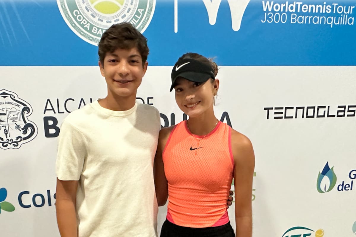 Emanuela Lares y Chetan Vásquez, dos colombianos en el Mundial de Tenis J300