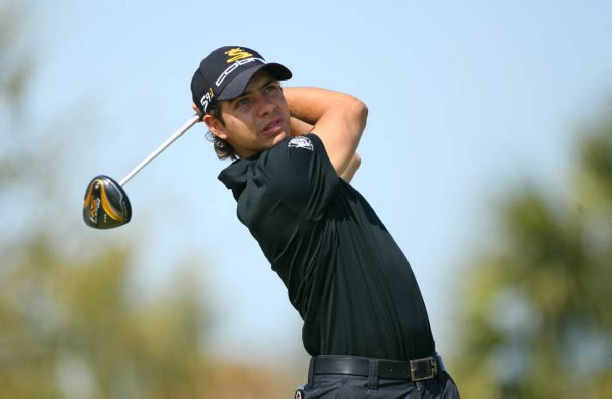 El golfista Manuel Villegas.