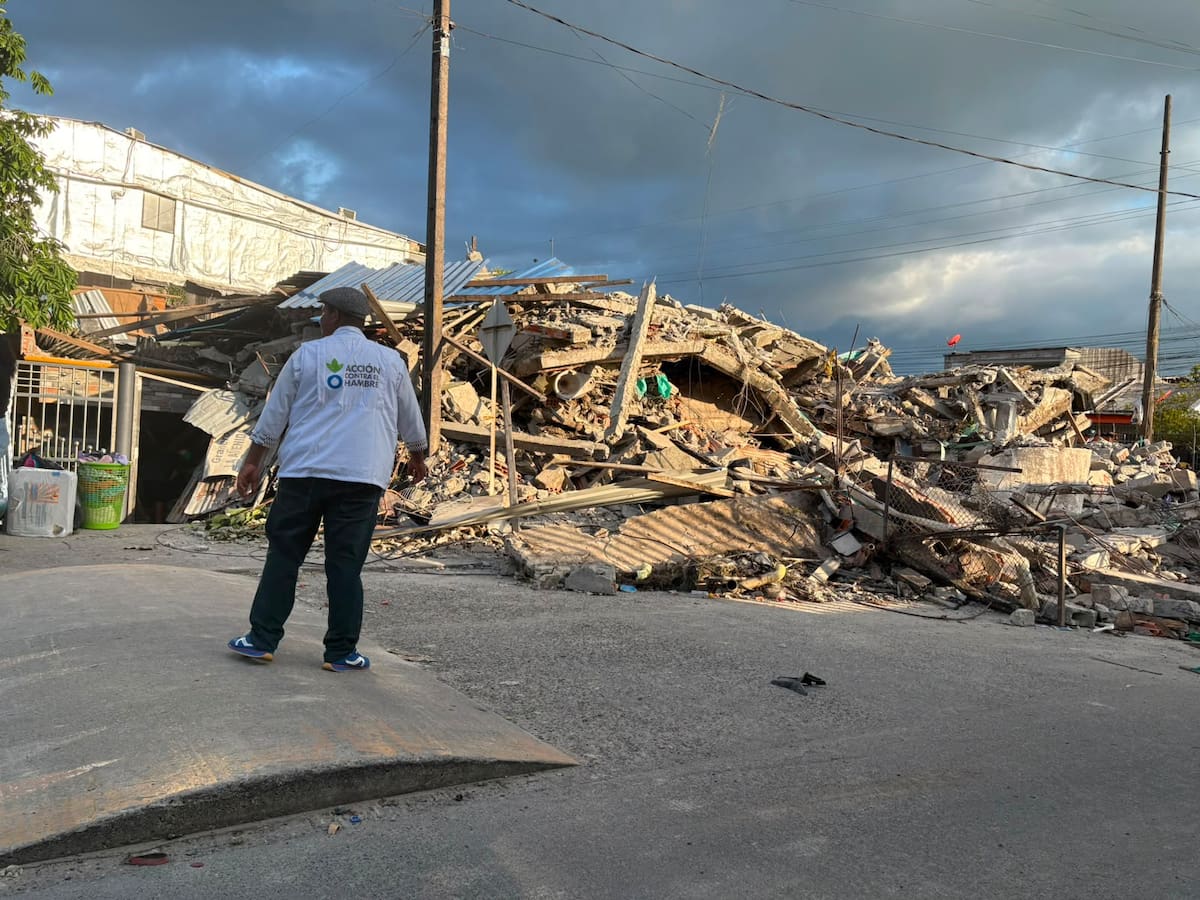 Chocó, el otro rostro de la tragedia tras el terremoto en Colombia. // Cortesía (Oficina de Acción Contra el Hambre en el Chocó)