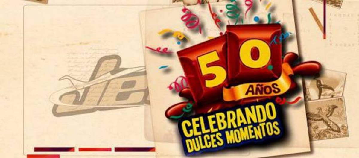 La chocolatina Jet y su álbum cumplen 50 años COLPRENSA
