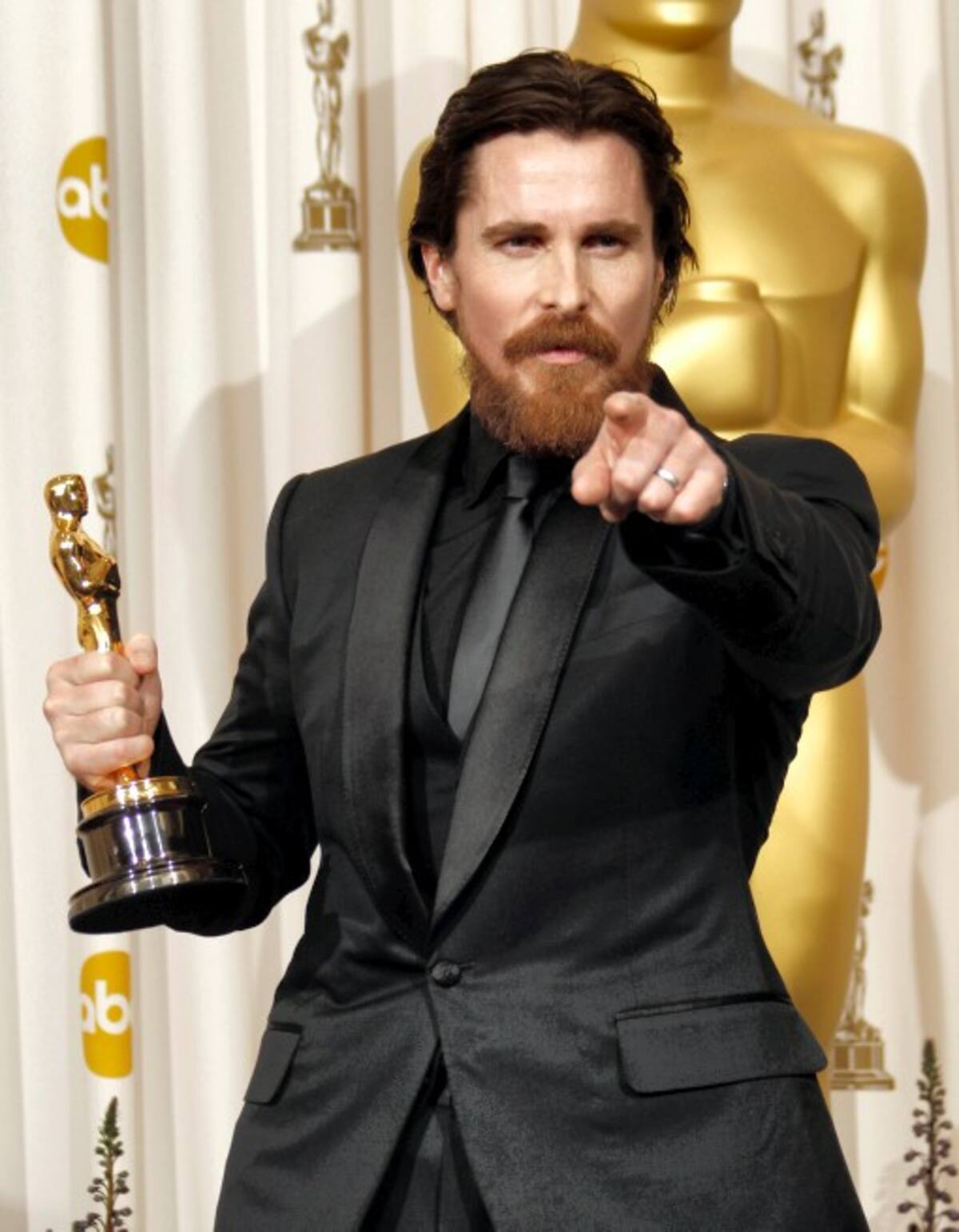 Christian Bale, Ganador del premio a mejor actor de reparto AP Matt Sayles