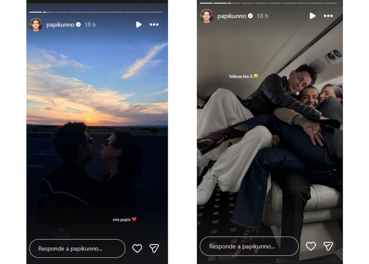 Las fotos de Nodal y Ángela Aguilar que desatan rumores de reconciliación. //Foto tomada de IG @@papikunno