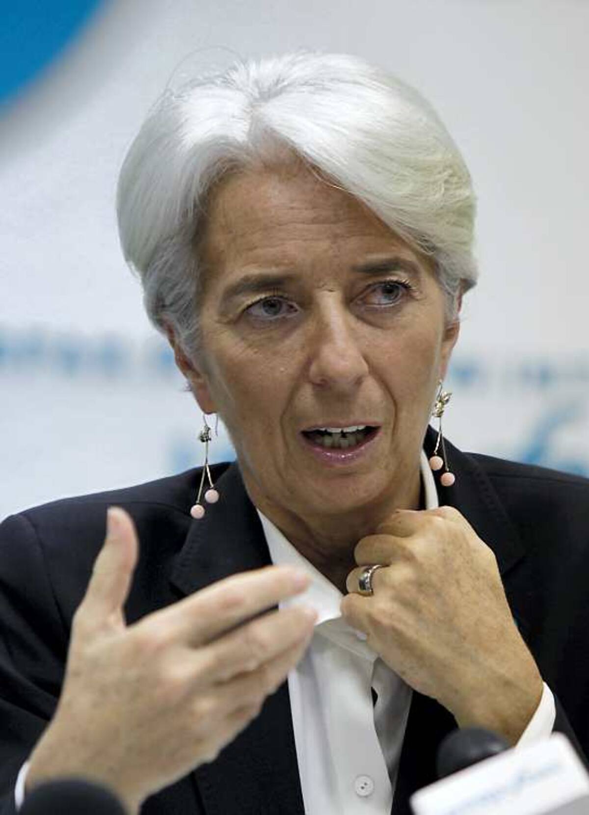Christine Lagarde, Directora gerente del Fondo Monetario Internacional (FMI) AP Sergey Ponomarev