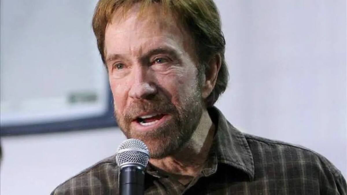 Reportan la muerte del embemático actor de Hollywood Chuck Norris. // Foto: EFE.