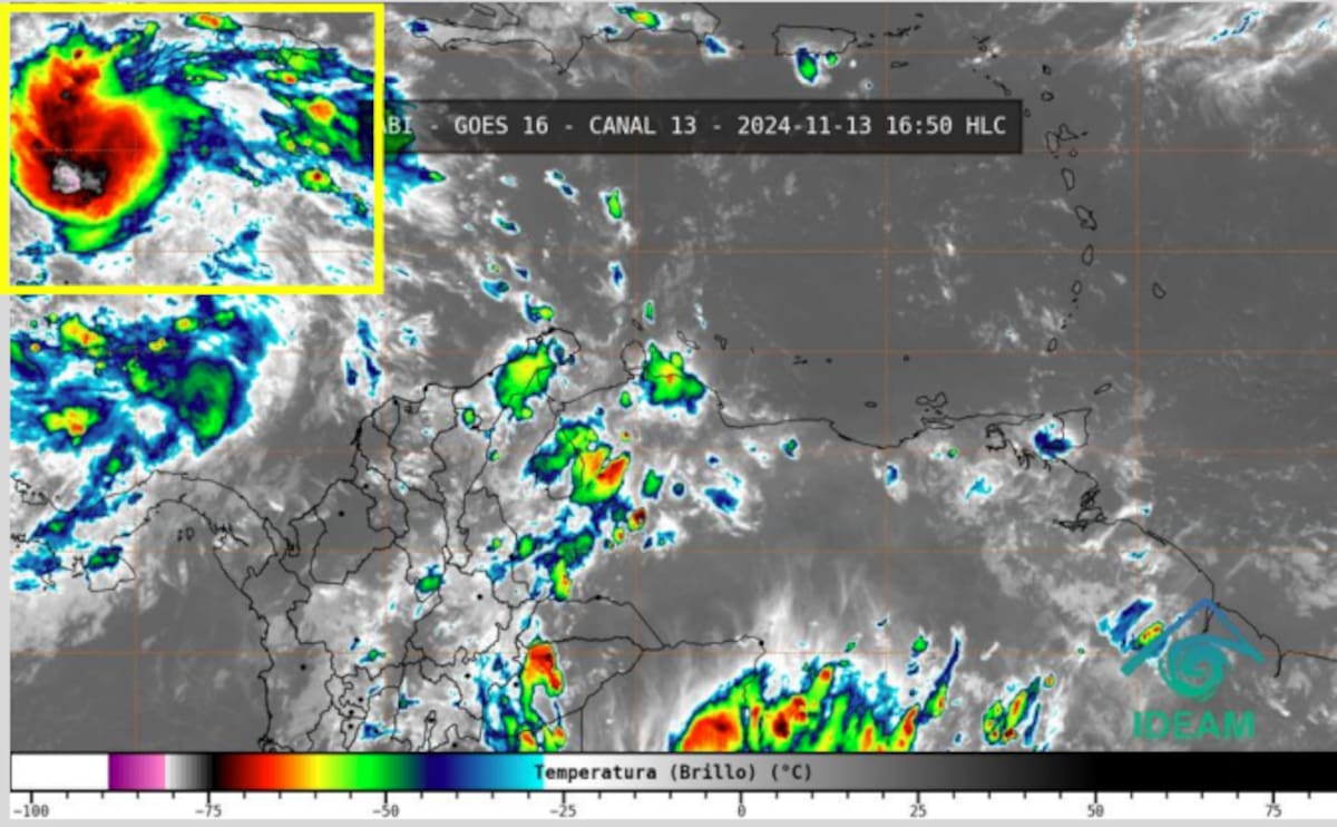Ciclón tropical Sara podría afectar a Colombia; San Andrés está en alerta. // Foto: tomada de internet