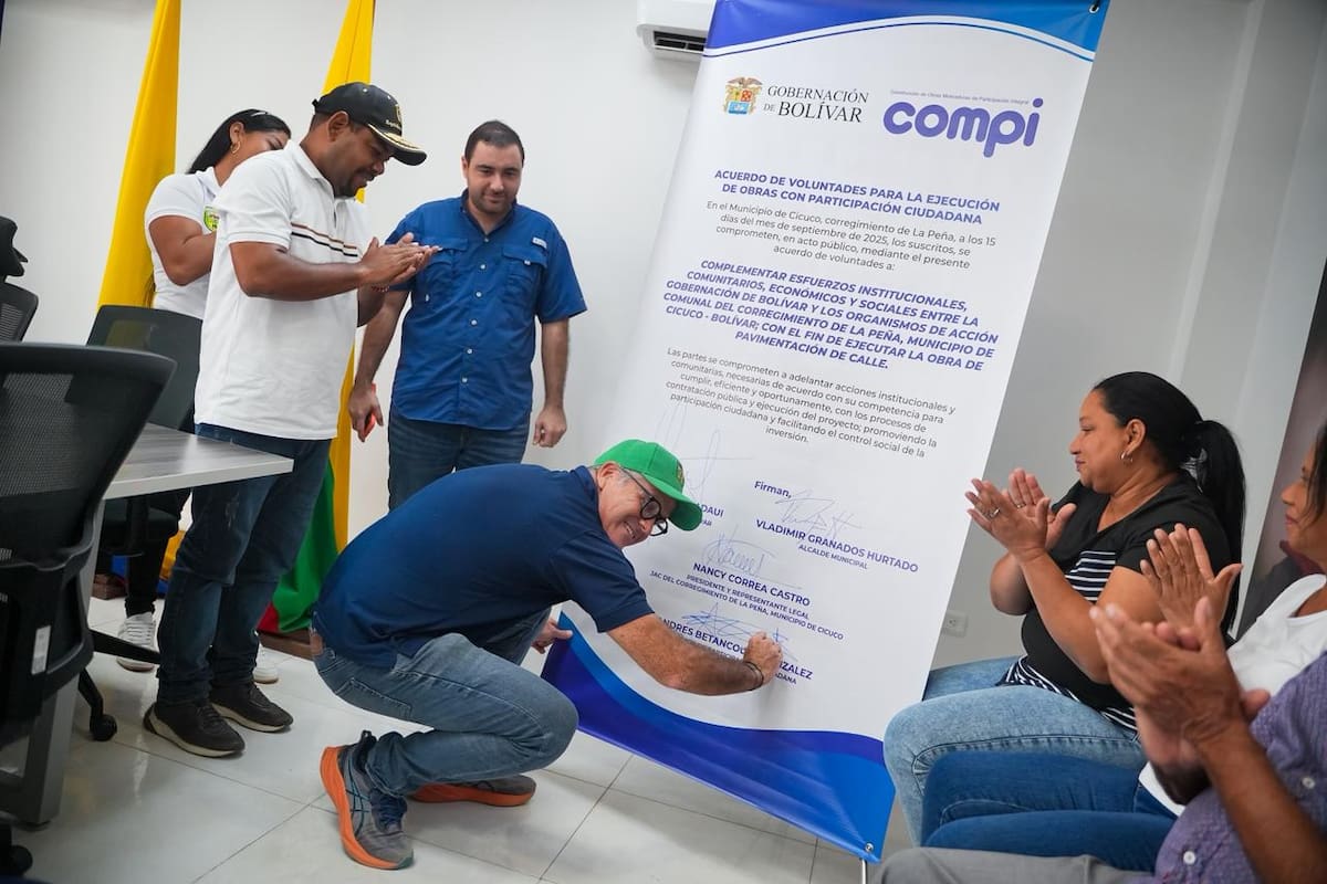 Gobernación de Bolívar realizará obras en Cicuco: estas serán