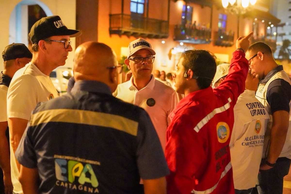 Cierran temporalmente La Chula y otro establecimiento del Centro Histórico tras operativo en Cartagena. // Foto: cortesía Alcaldía de Cartagena