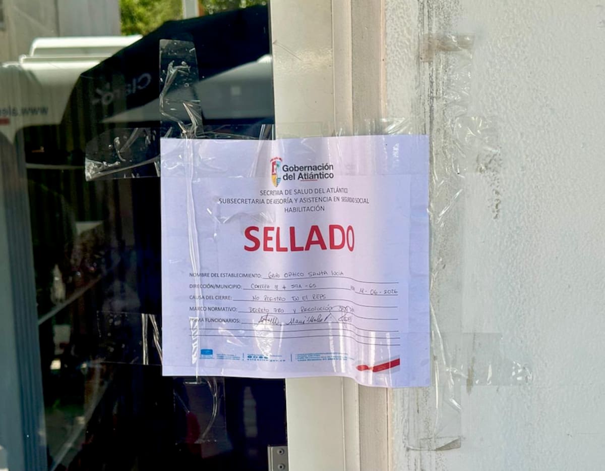 La medida de cierre temporal se mantendrá hasta que los prestadores demuestren el cumplimiento de los requisitos exigidos por la normatividad vigente.//Cortesía Gobernación del Atlántico.