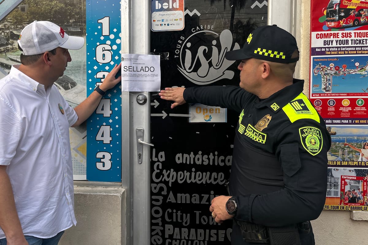 Autoridades suspenden tres establecimientos de turismo en Cartagena
