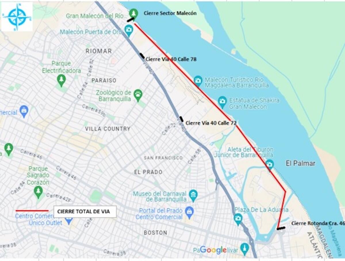 La Secretaría Distrital de Tránsito y Seguridad Vial dio a conocer los cierres viales por el desfile militar de este domingo 20 de Julio. //Cortesía.