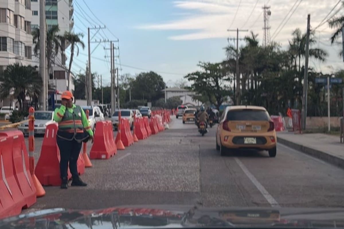 Cierres en Bocagrande por obras: así impactarán el tráfico en la zona