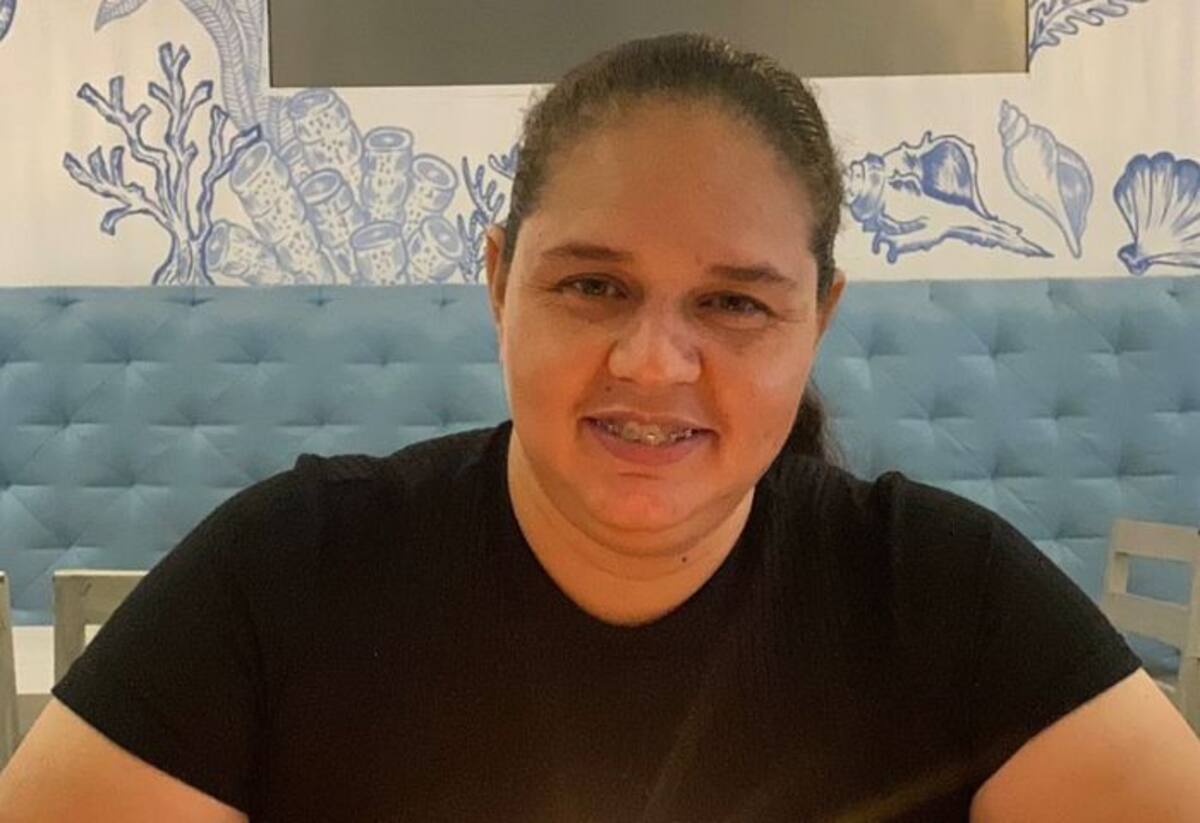 Cindy Salazar, víctima de accidente. //Cortesía