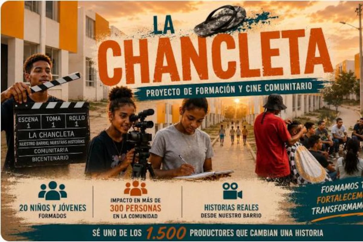 ‘La Chancleta’ busca 1.500 productores para cambiar una historia desde Ciudad Bicentenario
