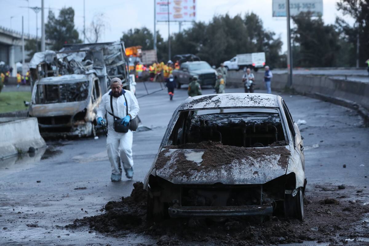 Ciudad de México reporta tres fallecidos y setenta heridos por explosión de camión de gas. // Foto: EFE/ Mario Guzmán.