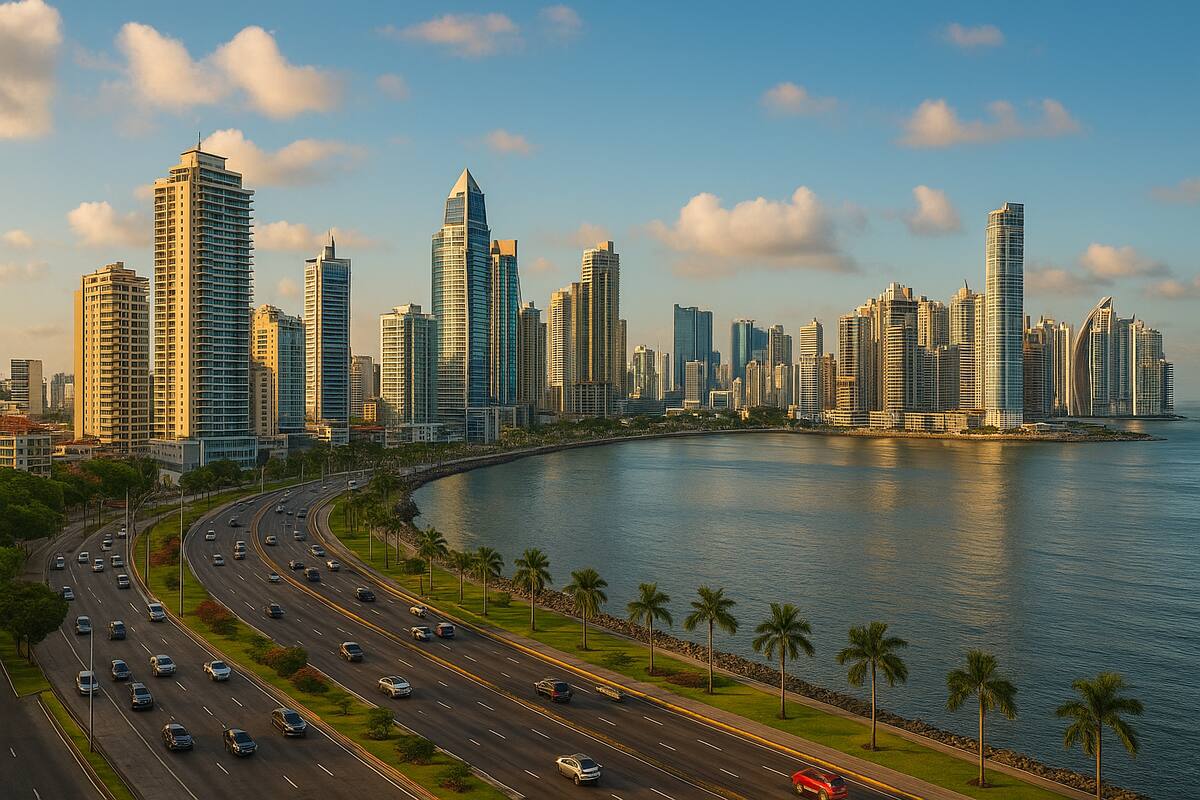 Ciudad de Panamá, Panamá. // Imagen creada con Inteligencia Artificial.