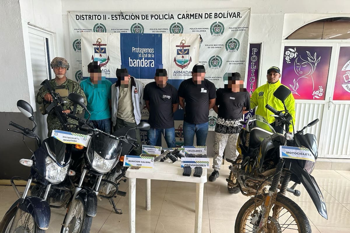 La Armada contra el Clan del Golfo en Bolívar: 31 capturados en 2025