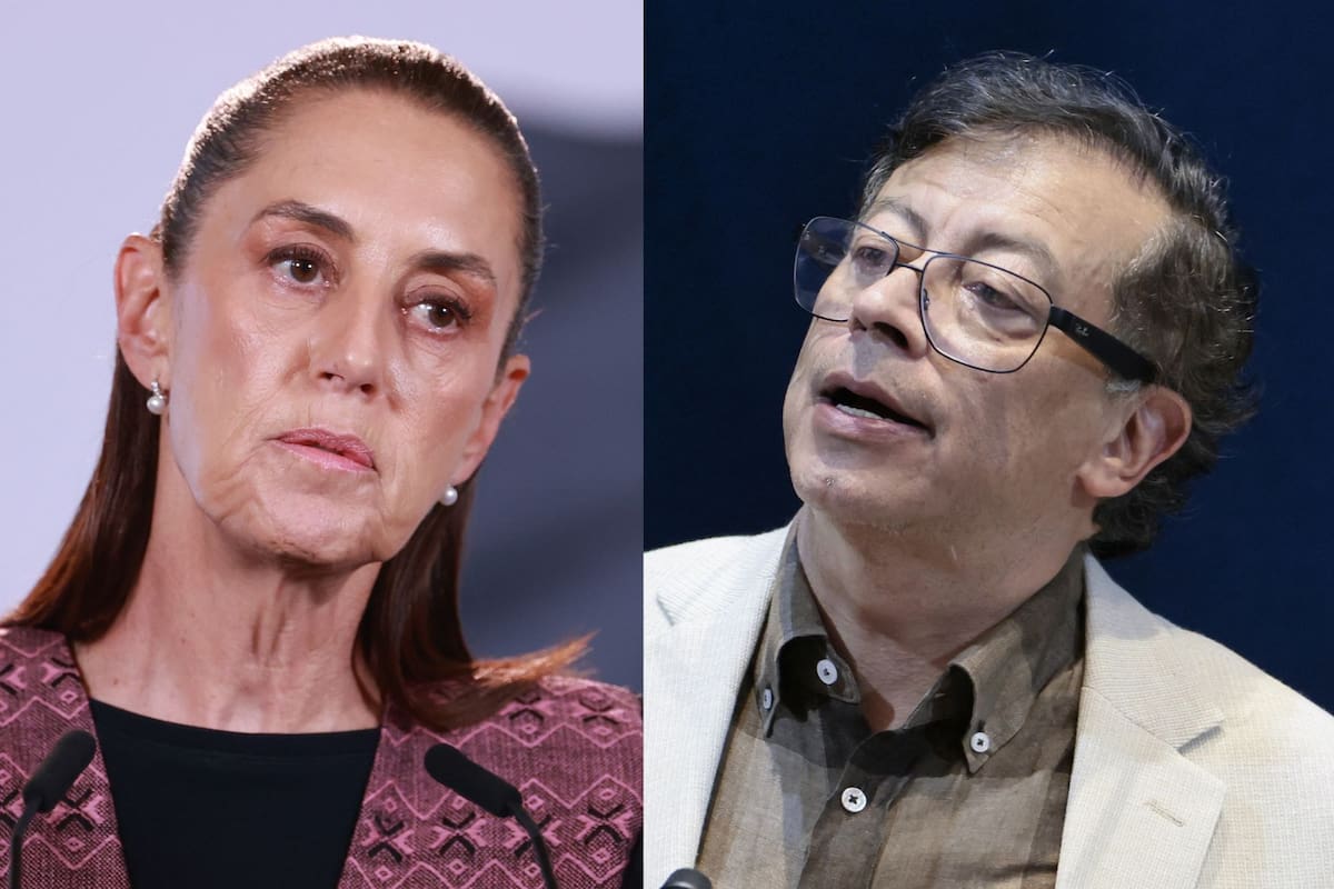 Claudia Sheinbaum le responde a Gustavo Petro y defiende el sistema electoral de México