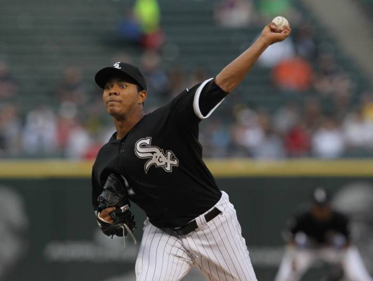 José Quintana ganó su priomer juego en Grandes Ligas con los Medias Blancas de Chicago. AFP