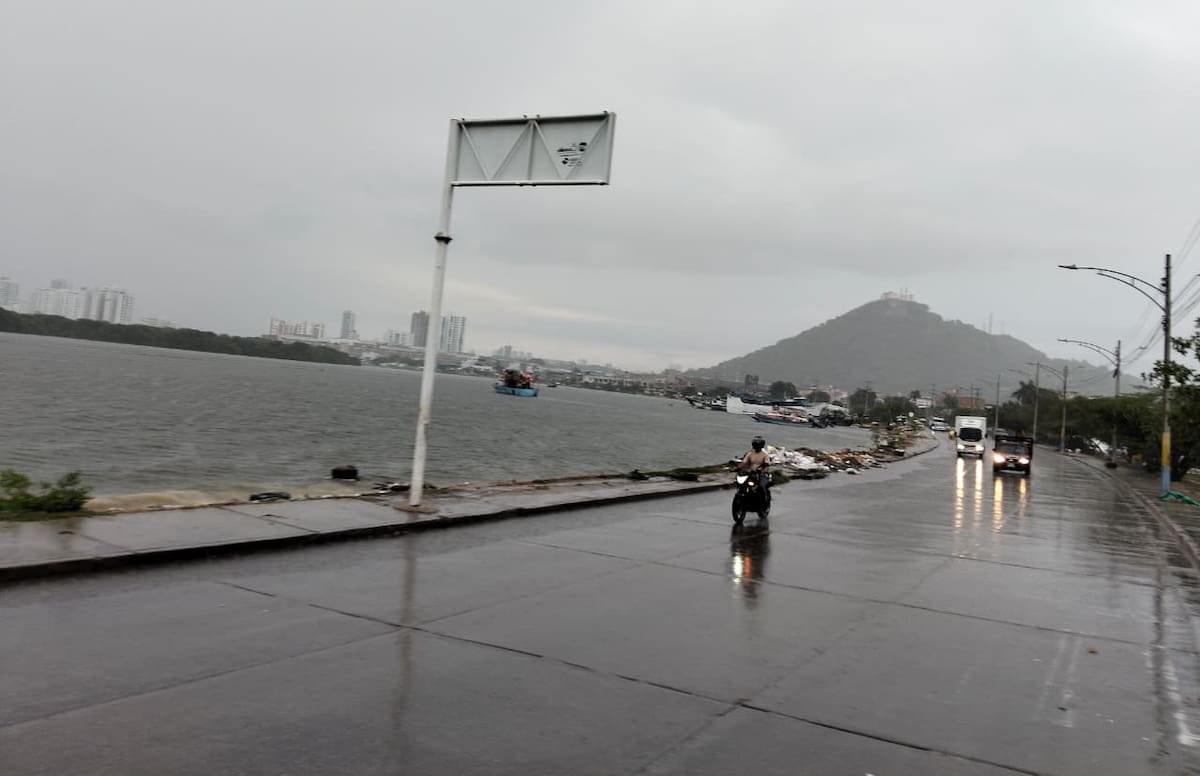 iClima prevé lluvias en Cartagena para el 3 de mayo de 2026. // Foto: Zenia Valdelamar - El Universal.