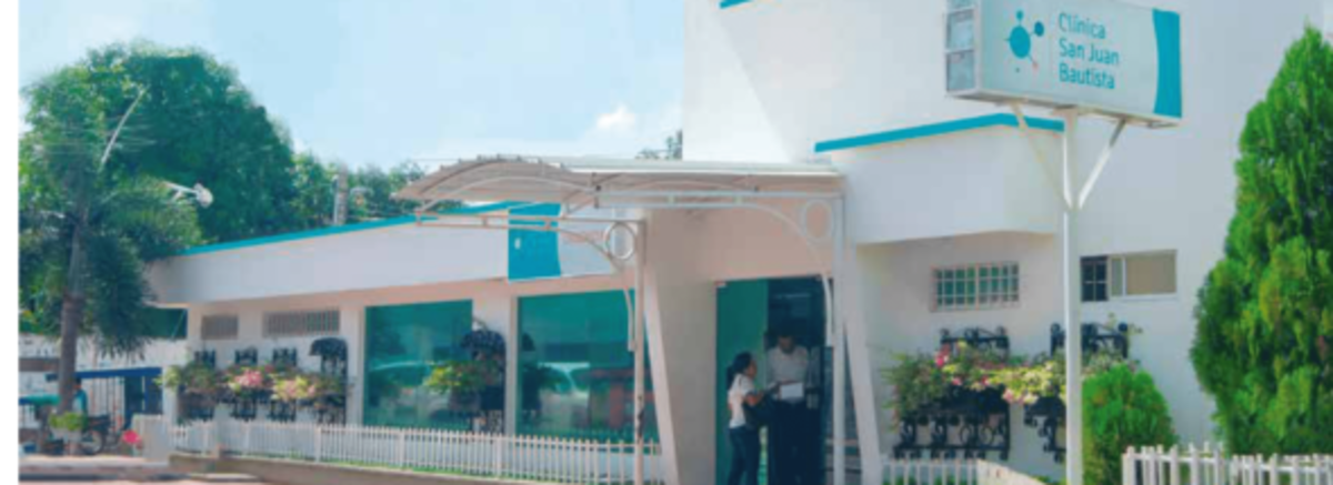Emily Parra estuvo hospitalizada en la Clínica de San Juan del Cesar.