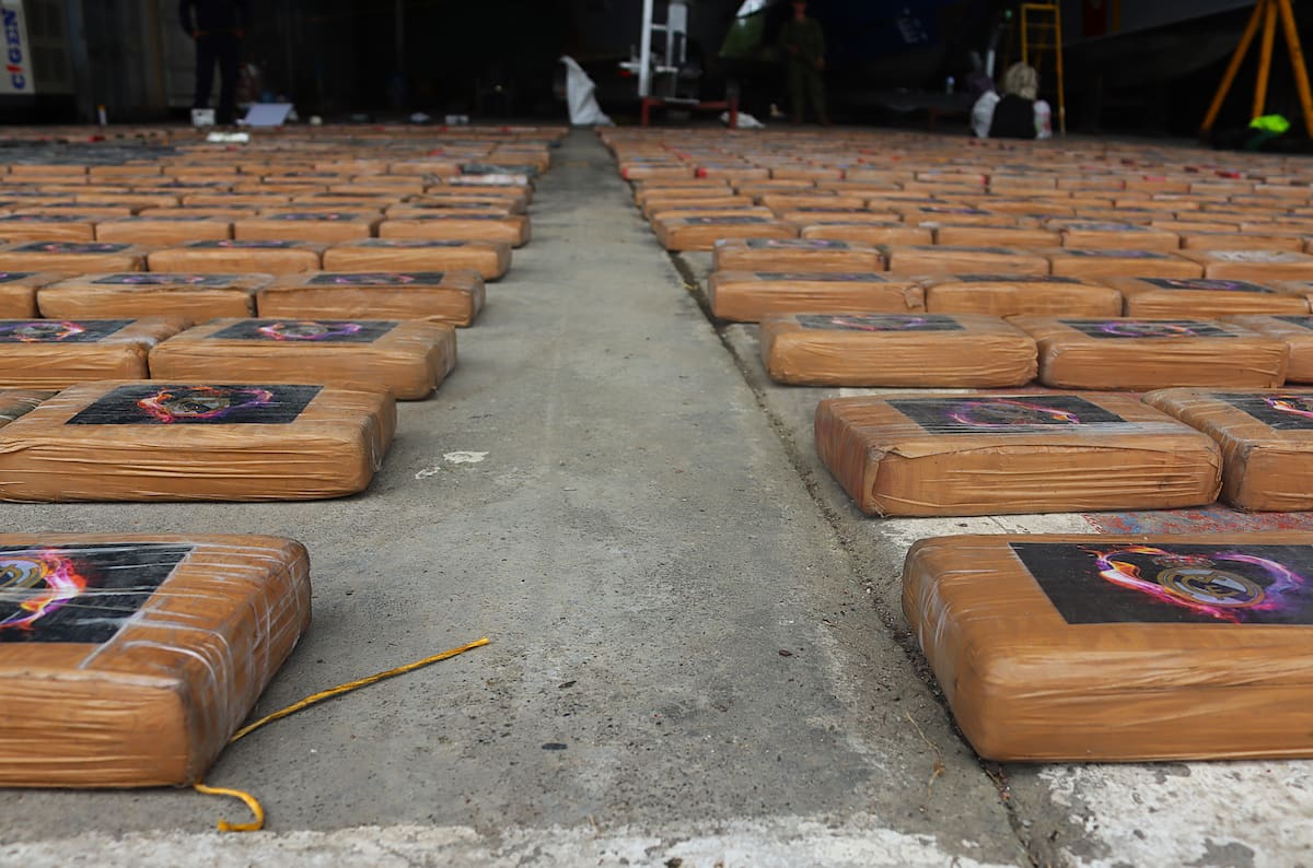 Policía incauta más de 2 toneladas de cocaína en el Quindío. // Foto: Colprensa.