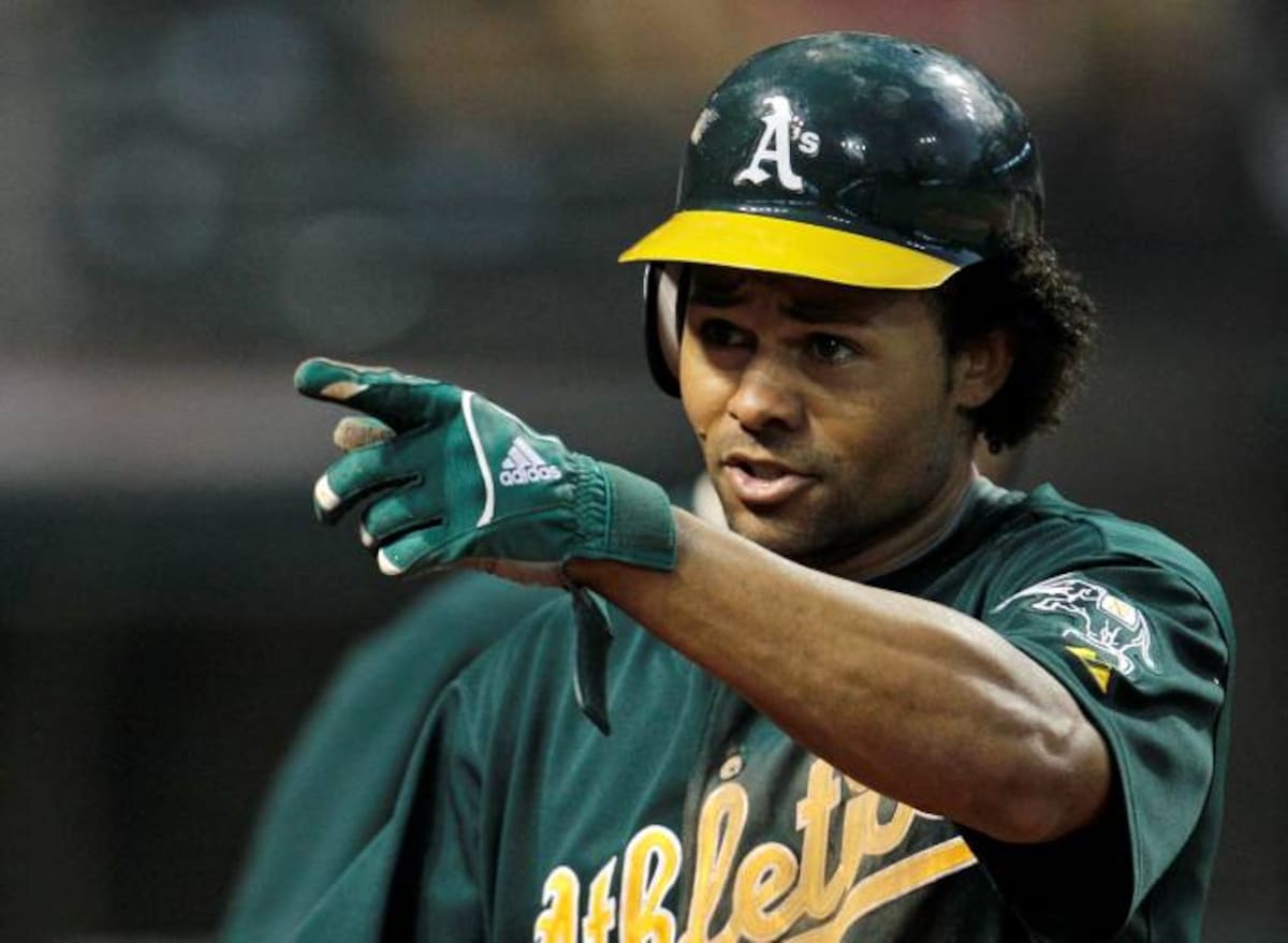 Coco Crisp regresa esta temporada a los Atléticos de Oakland. AP
