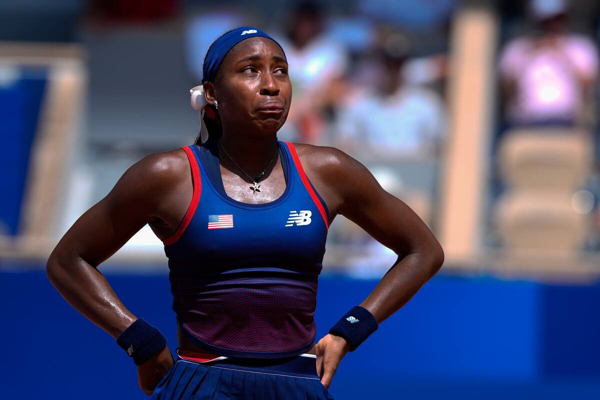 ¡Sorpresa! Coco Gauff, la número dos del tenis, es eliminada en los Olímpicos