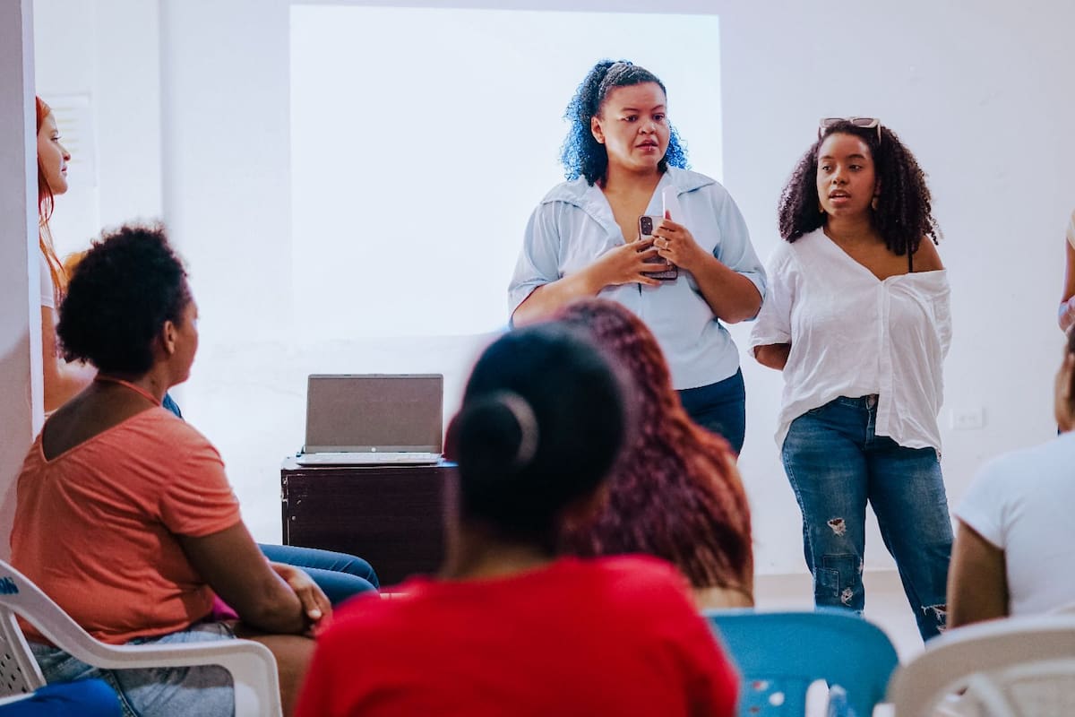 La organización tiene un componente pedagógico importante.// Colectivo Comunitario Contextos