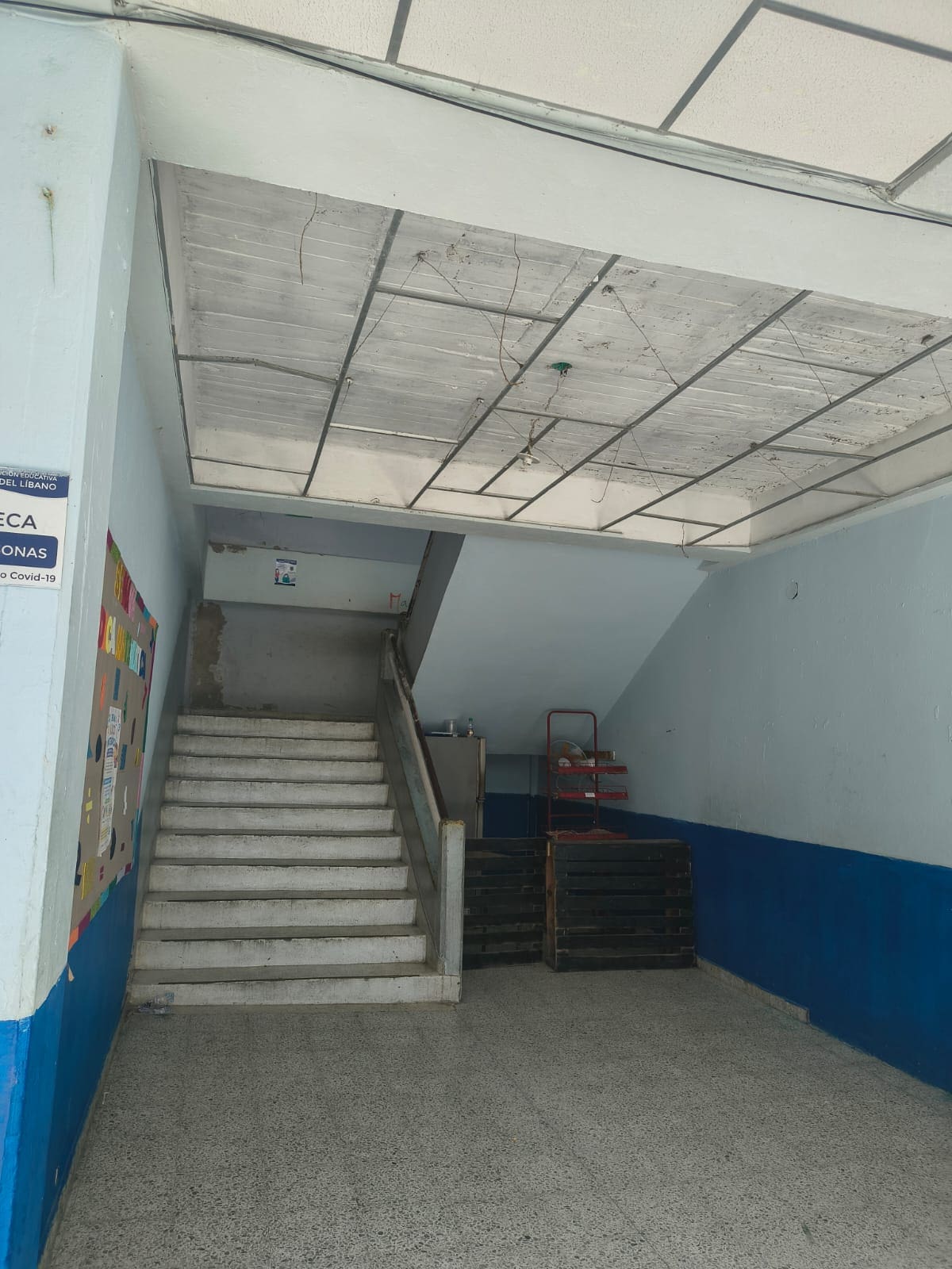 Colegio República del Líbano pide solución tras casi un mes sin energía. // cortesía: comunidad estudiantil de República del Líbano