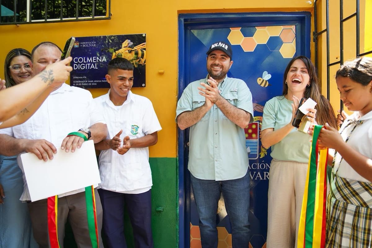 La Colmena Digital beneficiará a más de 500 estudiantes de la Institución Educativa Técnica Agropecuaria Ambiental, en Mompox. // Foto: Cortesía - Gobernación de Bolívar.