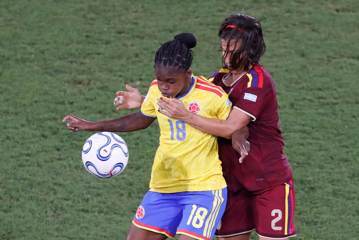 Colombia viene de remontar a Venezuela por la Liga de Naciones Femenina. //Foto, EFE: Ernesto Guzmán