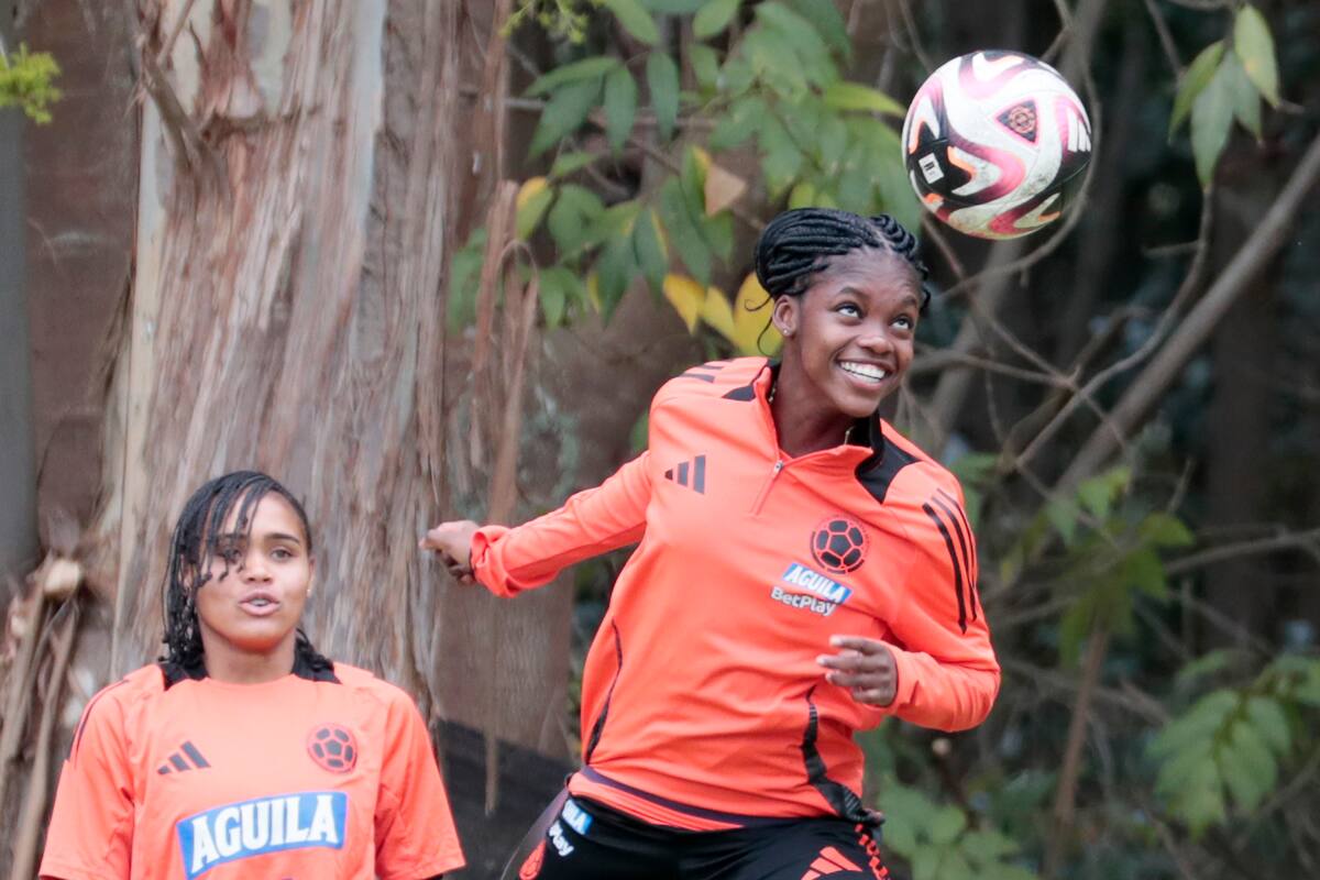 La jugadora de la selección de fútbol femenina sub-20 de Colombia, Linda Caicedo. //EFE