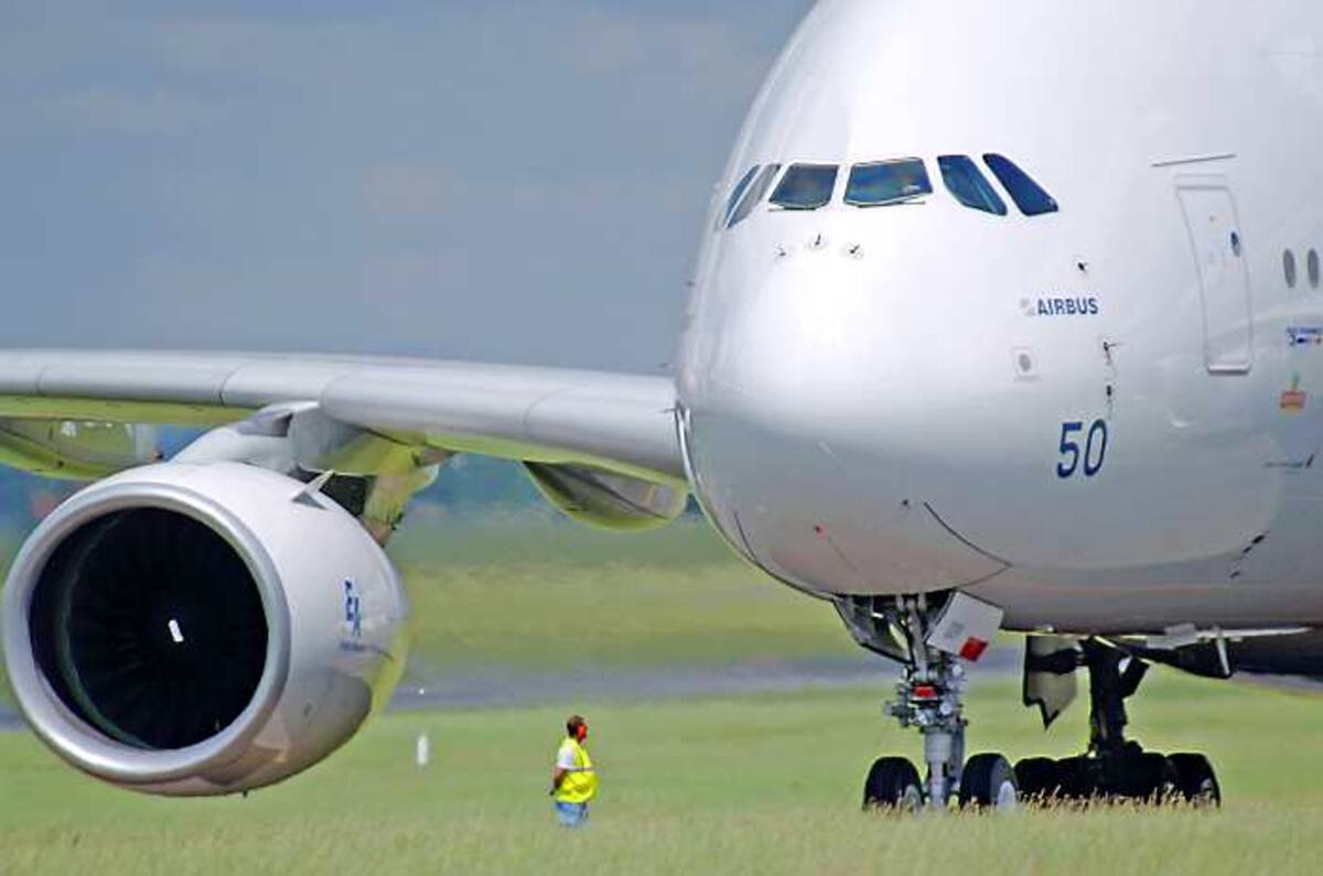 CORTESÍA Colombia necesitará 135 nuevos aviones de pasajeros entre hoy y el 2030 señaló Rafael Alonso, vicepresidente ejecutivo de Airbus para América Latina y el Caribe, a propósito de la última proyección de mercado. En la foto Airbus A380.