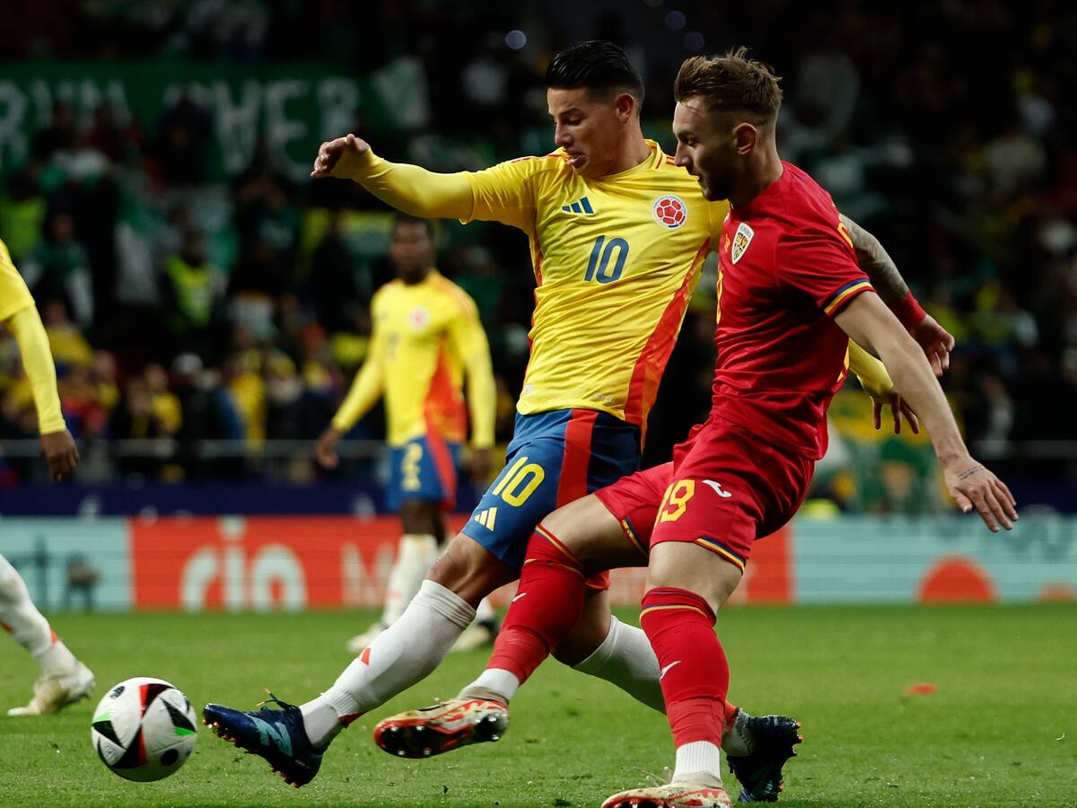 Colombia derrotó a Rumania en un amistoso en 2024. //Foto,EFE: Sergio Pérez