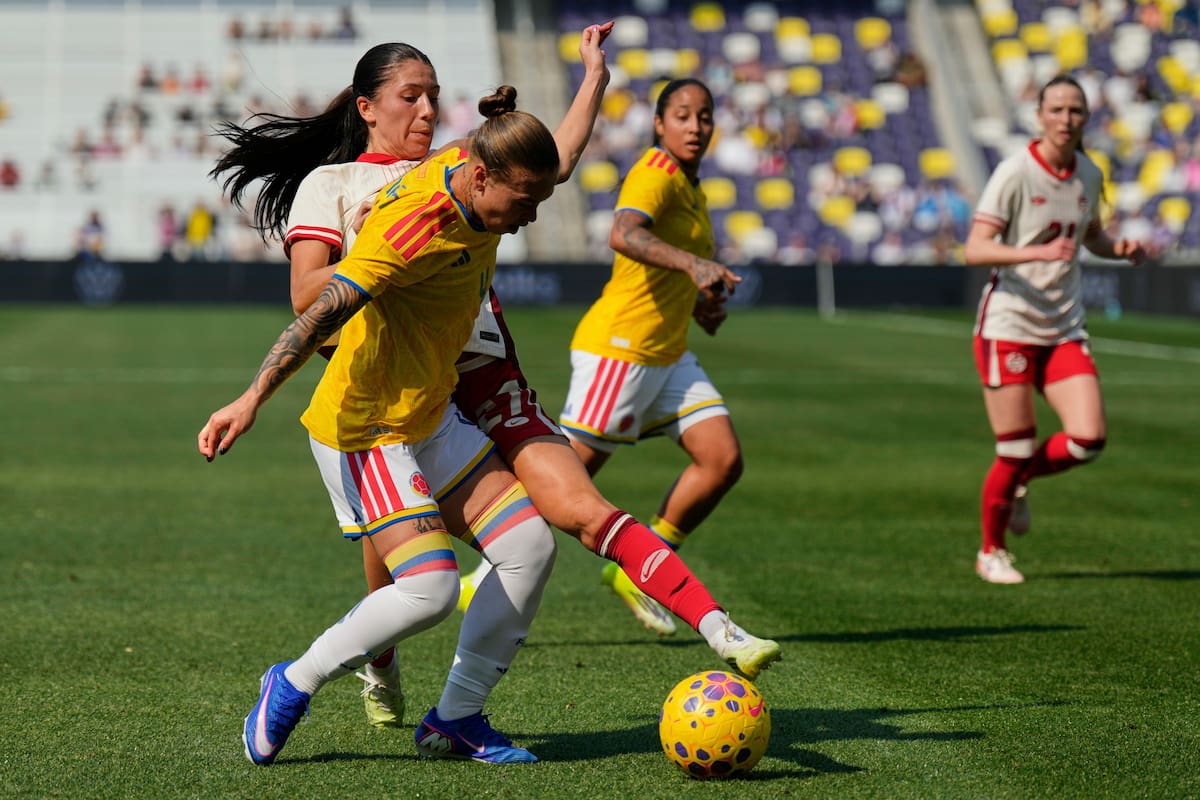 Colombia cayó ante Canadá en su debut por la SheBelieves Cup. //Foto, AP: George Walker IV