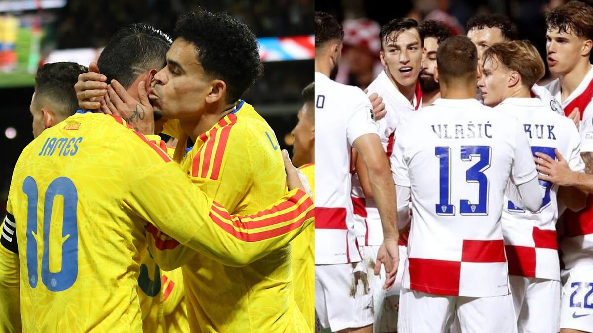 Colombia y Croacia se enfrentarán en un inédito amistoso en los Estados Unidos. //Foto: AP, EFE y El Universal.