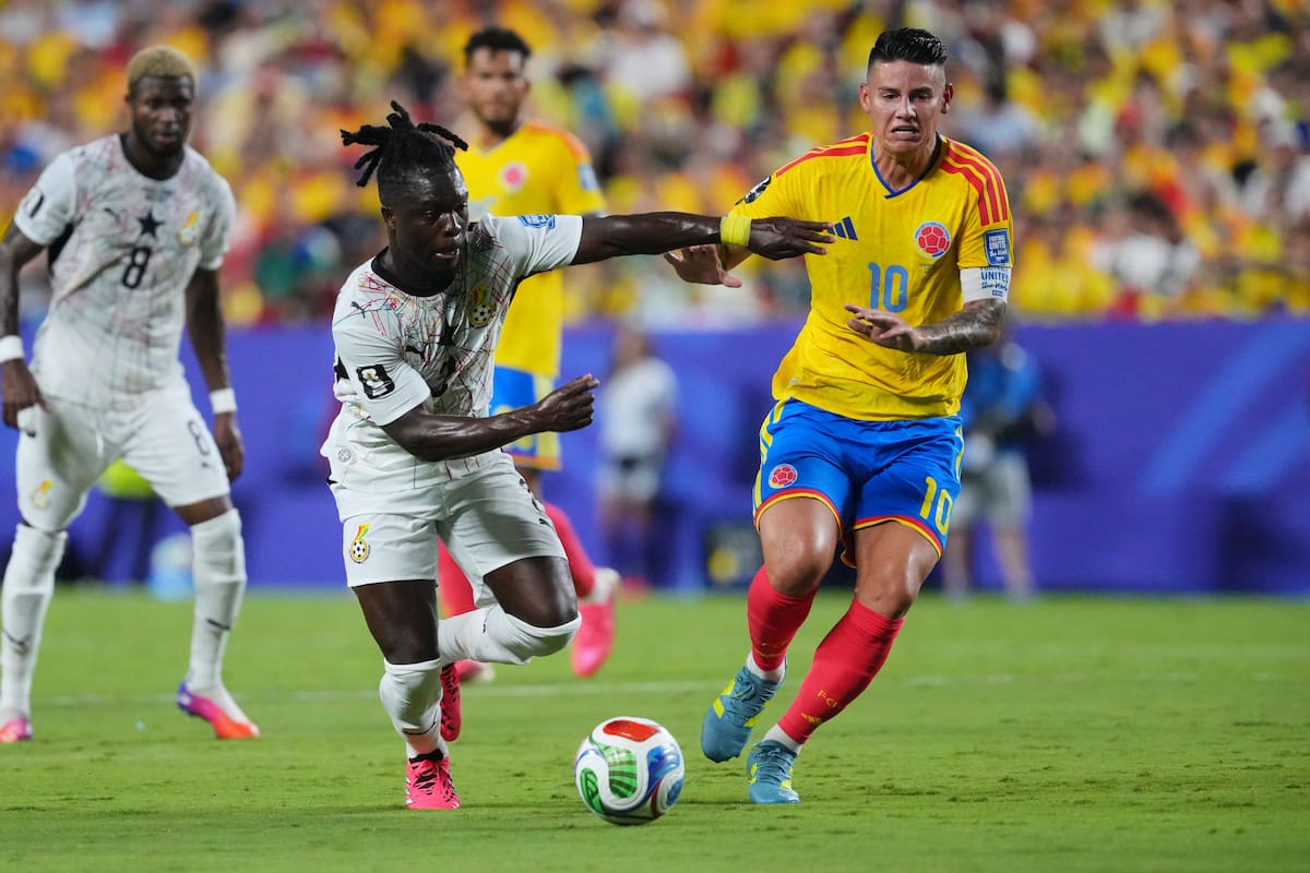 James Rodríguez habló de su inesperado cambio en el partido contra Ghana