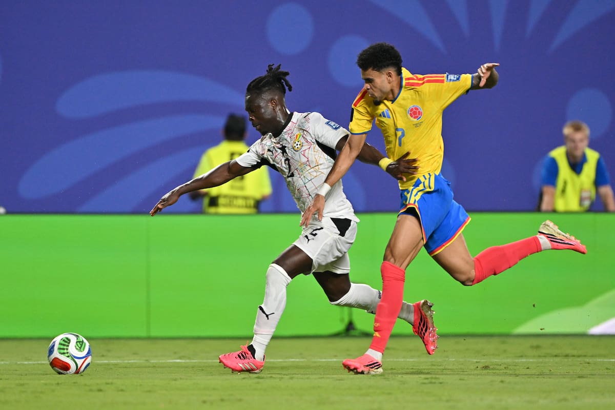 Luis Díaz insistió ante Ghana y tuvo sus chances.//Foto, EFE: AMY KONTRAS