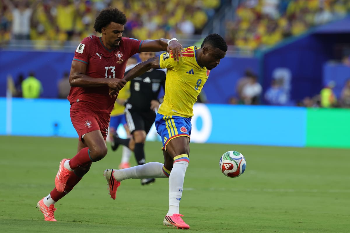 Jhon Córdoba ha disputado buenos minutos con Colombia en el Mundial. //Foto, EFE: CRISTOBAL HERRERA-ULASHKEVICH
